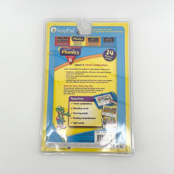 LeapPad Phonics Lesson 8 Vowel Combo Book and Cartridge - Preschool to Grade 2 - Picture 4 of 6